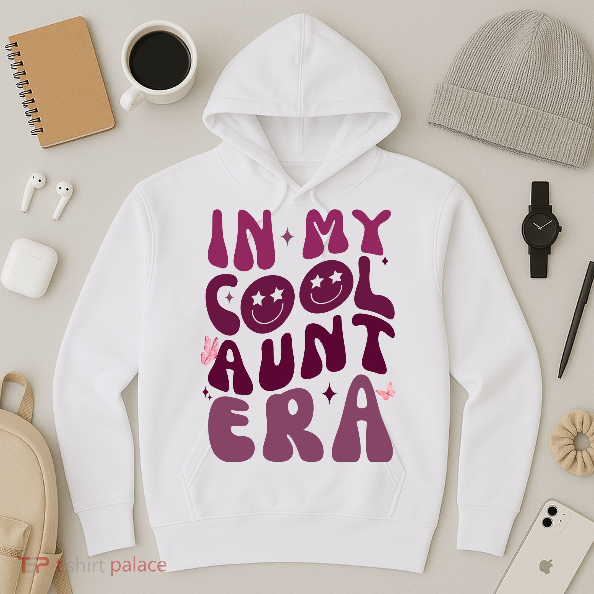 In My Cool Aunt Era Cute Gift Hoodie