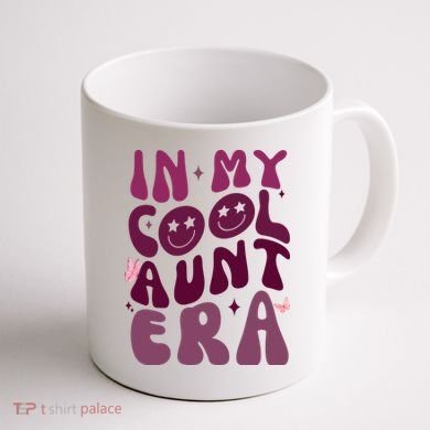 In My Cool Aunt Era Cute Gift Coffee Mug back