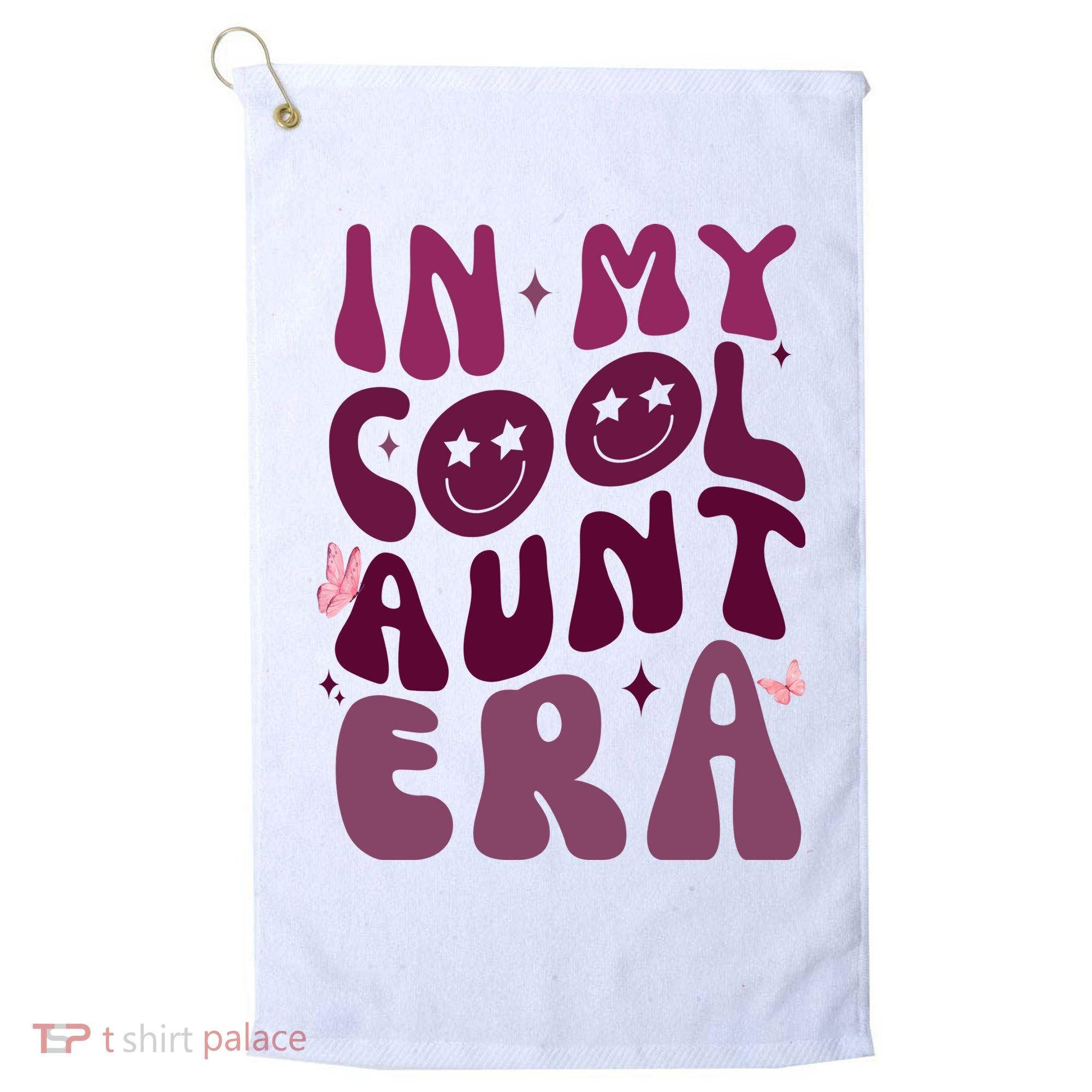 In My Cool Aunt Era Cute Gift Golf Towel