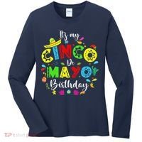 ItS My Cinco De Mayo Birthday Funny Cinco De Mayo Birthday Women's Long Sleeve Shirt thumb 0