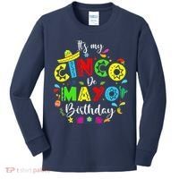 ItS My Cinco De Mayo Birthday Funny Cinco De Mayo Birthday Kids Long Sleeve Shirt thumb 0