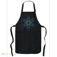 Indigo MetatronS Cube Sacred Geometry Apron thumb 0