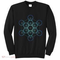 Indigo MetatronS Cube Sacred Geometry Sweatshirt thumb 0