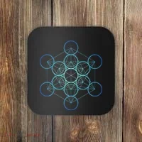 Indigo MetatronS Cube Sacred Geometry Coaster thumb 0
