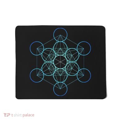 Indigo MetatronS Cube Sacred Geometry Mousepad