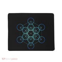 Indigo MetatronS Cube Sacred Geometry Mousepad thumb 0