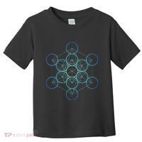 Indigo MetatronS Cube Sacred Geometry Toddler T-Shirt thumb 0