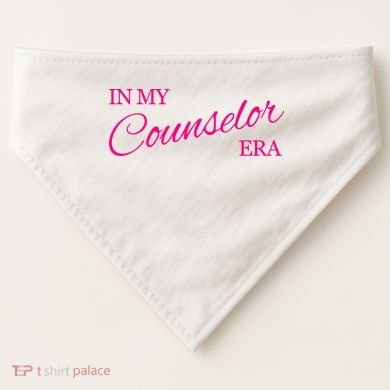 In My Counselor Era USA-Made Doggie Bandana