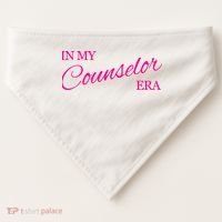 In My Counselor Era USA-Made Doggie Bandana thumb 0