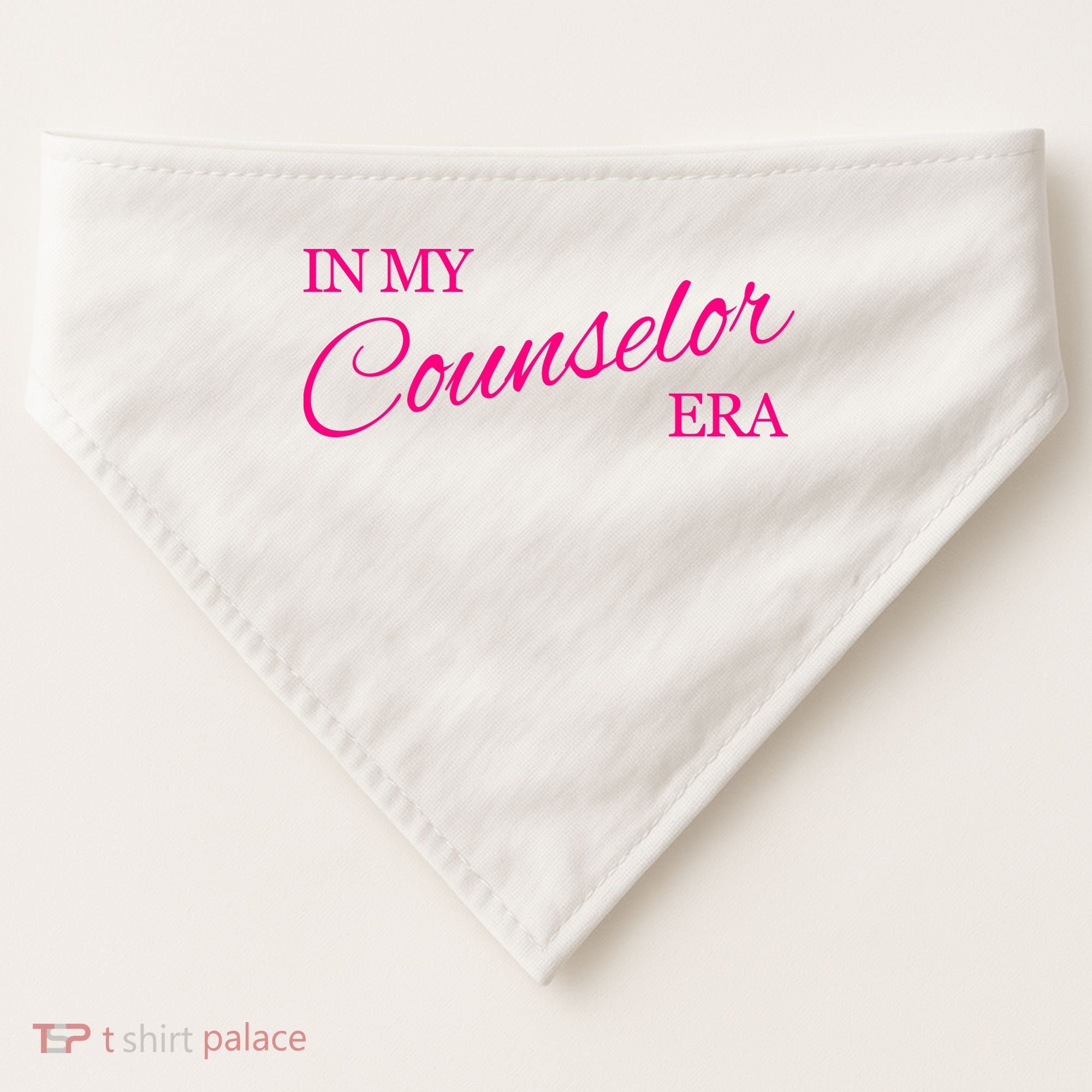 In My Counselor Era USA-Made Doggie Bandana