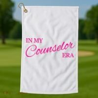 In My Counselor Era Golf Towel thumb 1