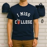 I Miss College Vintage T-Shirt thumb 6