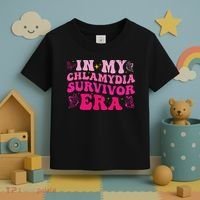 In My Chlamydia Survivor Era Toddler T-Shirt thumb 3