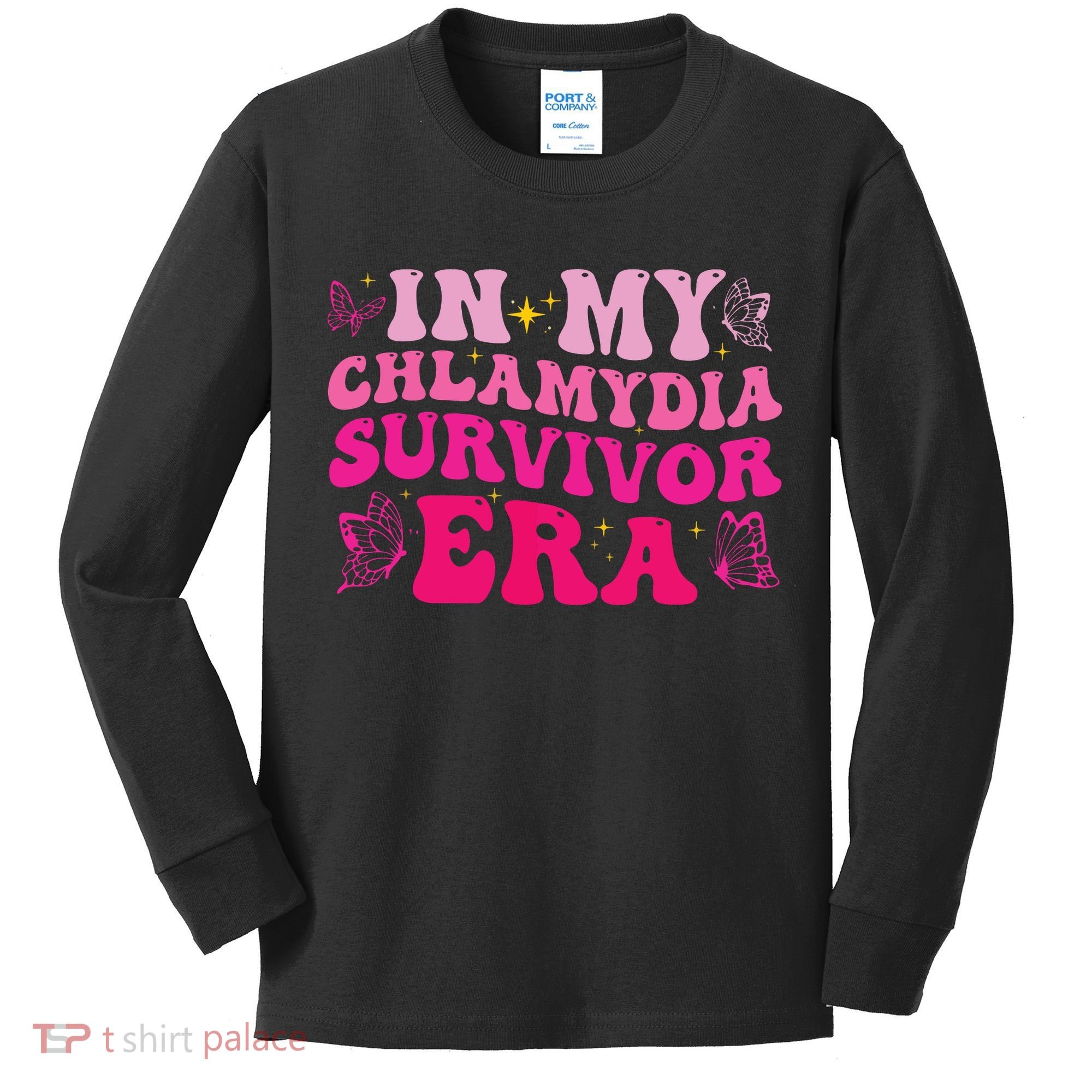 In My Chlamydia Survivor Era Kids Long Sleeve Shirt