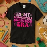 In My Chlamydia Survivor Era Kids T-Shirt thumb 3
