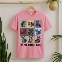 In My Corgi Era Funny Corgi Mom Dog Lover T-Shirt thumb 2