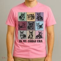 In My Corgi Era Funny Corgi Mom Dog Lover T-Shirt thumb 3