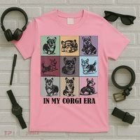In My Corgi Era Funny Corgi Mom Dog Lover T-Shirt thumb 5