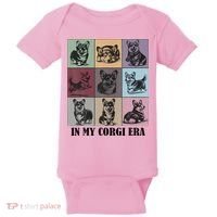 In My Corgi Era Funny Corgi Mom Dog Lover Baby Bodysuit thumb 0