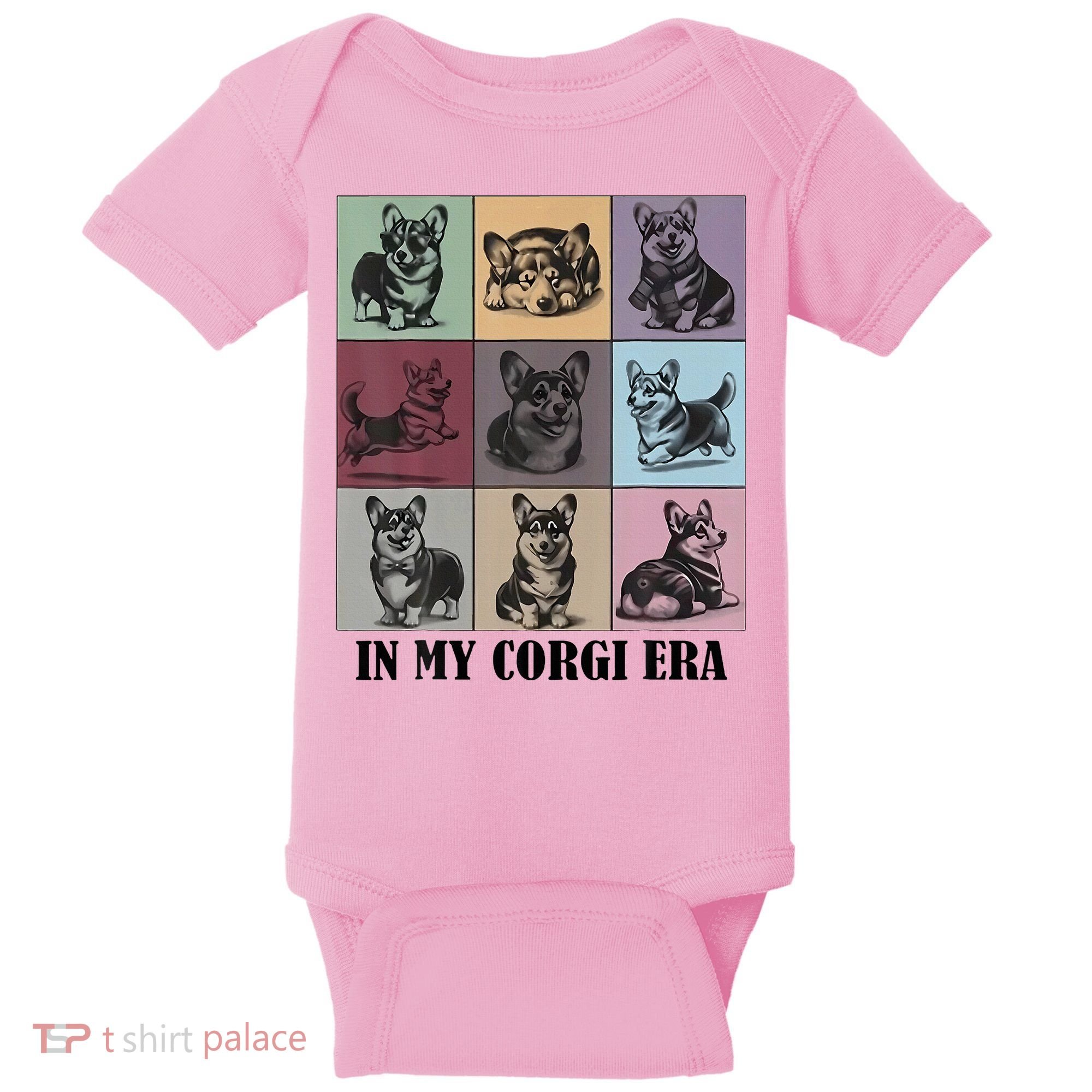 In My Corgi Era Funny Corgi Mom Dog Lover Baby Bodysuit