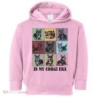 In My Corgi Era Funny Corgi Mom Dog Lover Toddler Hoodie thumb 0