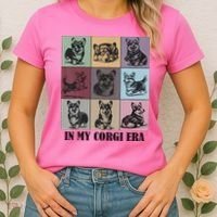 In My Corgi Era Funny Corgi Mom Dog Lover Women's T-Shirt thumb 2
