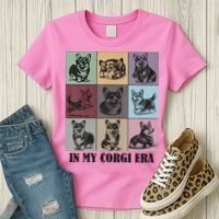 In My Corgi Era Funny Corgi Mom Dog Lover Women's T-Shirt thumb 3