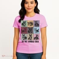 In My Corgi Era Funny Corgi Mom Dog Lover Women's T-Shirt thumb 4