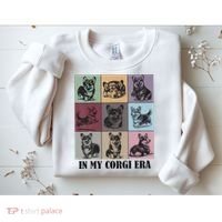 In My Corgi Era Funny Corgi Mom Dog Lover Sweatshirt thumb 2