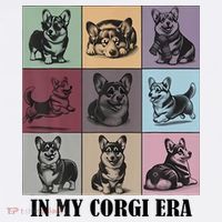 In My Corgi Era Funny Corgi Mom Dog Lover Bucket Hat thumb 4