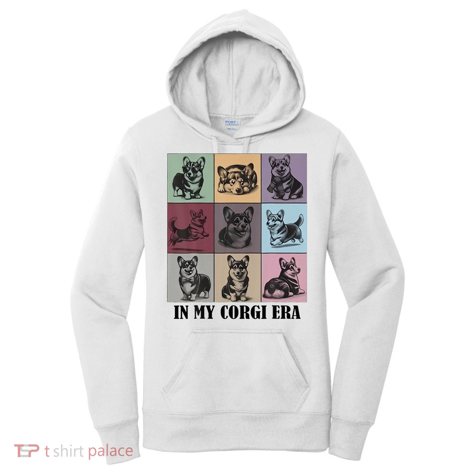 In My Corgi Era Funny Corgi Mom Dog Lover Women's Hoodie