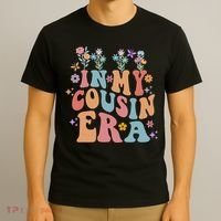In My Cousin Era Floral Family Matching T-Shirt thumb 3