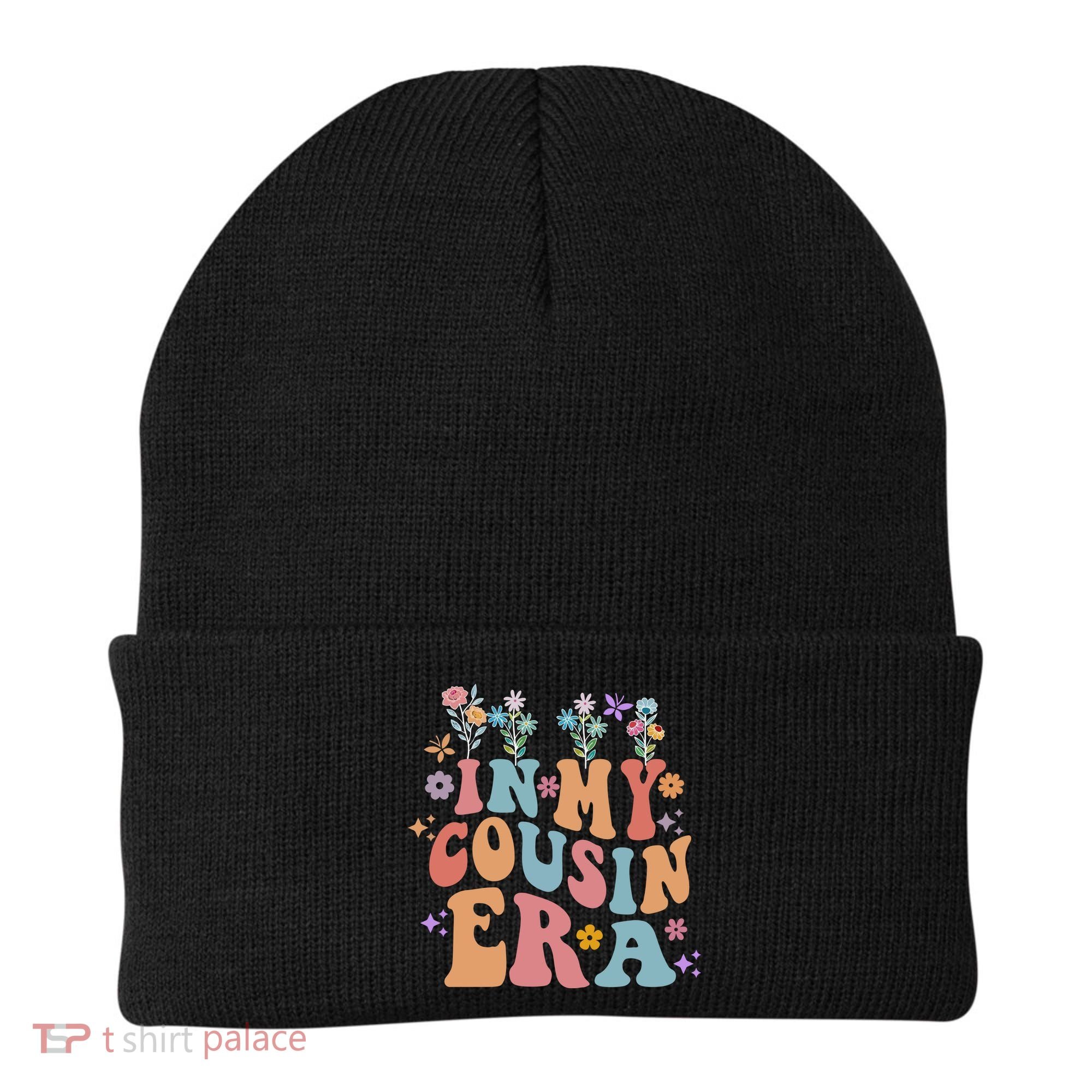 In My Cousin Era Floral Family Matching Beanie