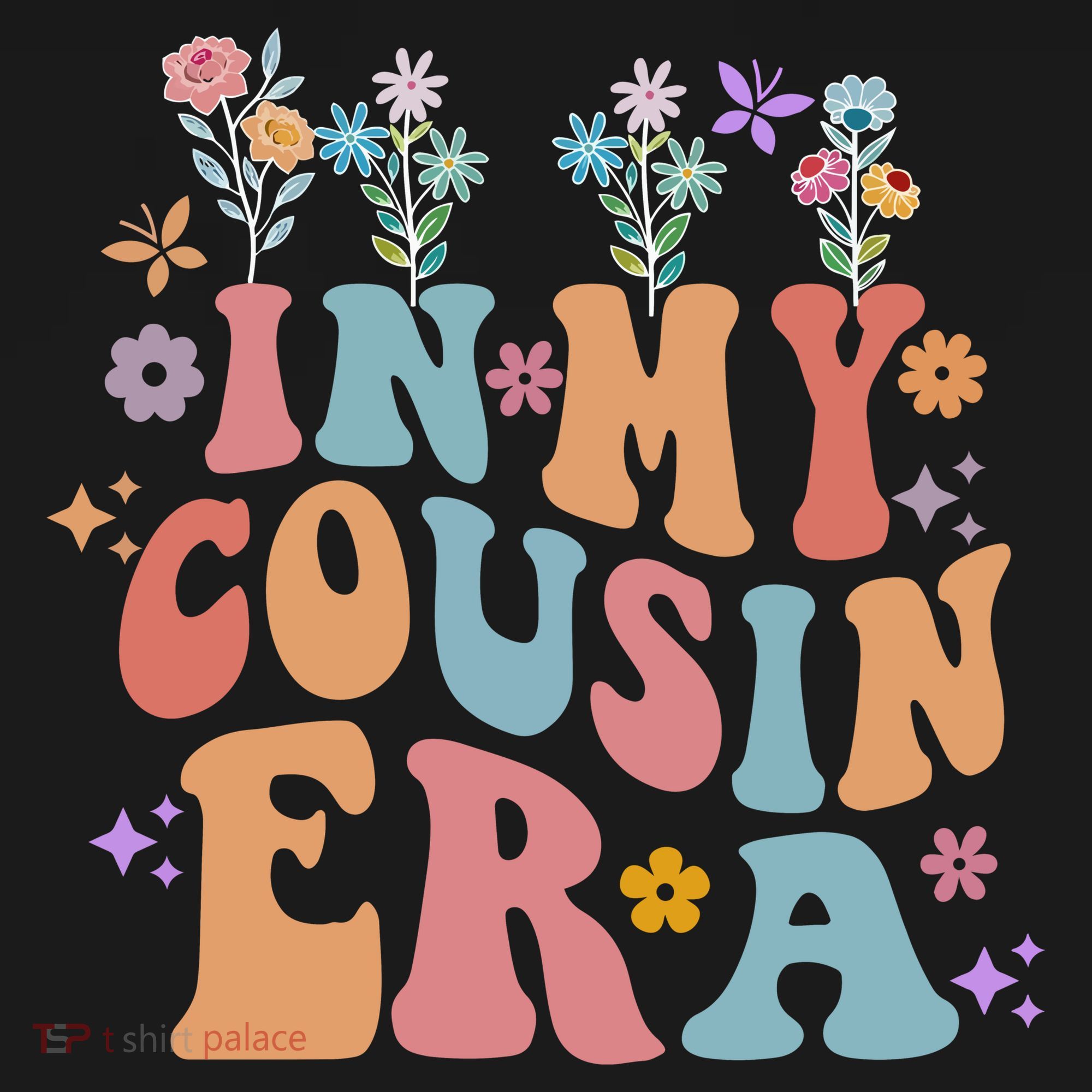 In My Cousin Era Floral Family Matching Women's Hoodie