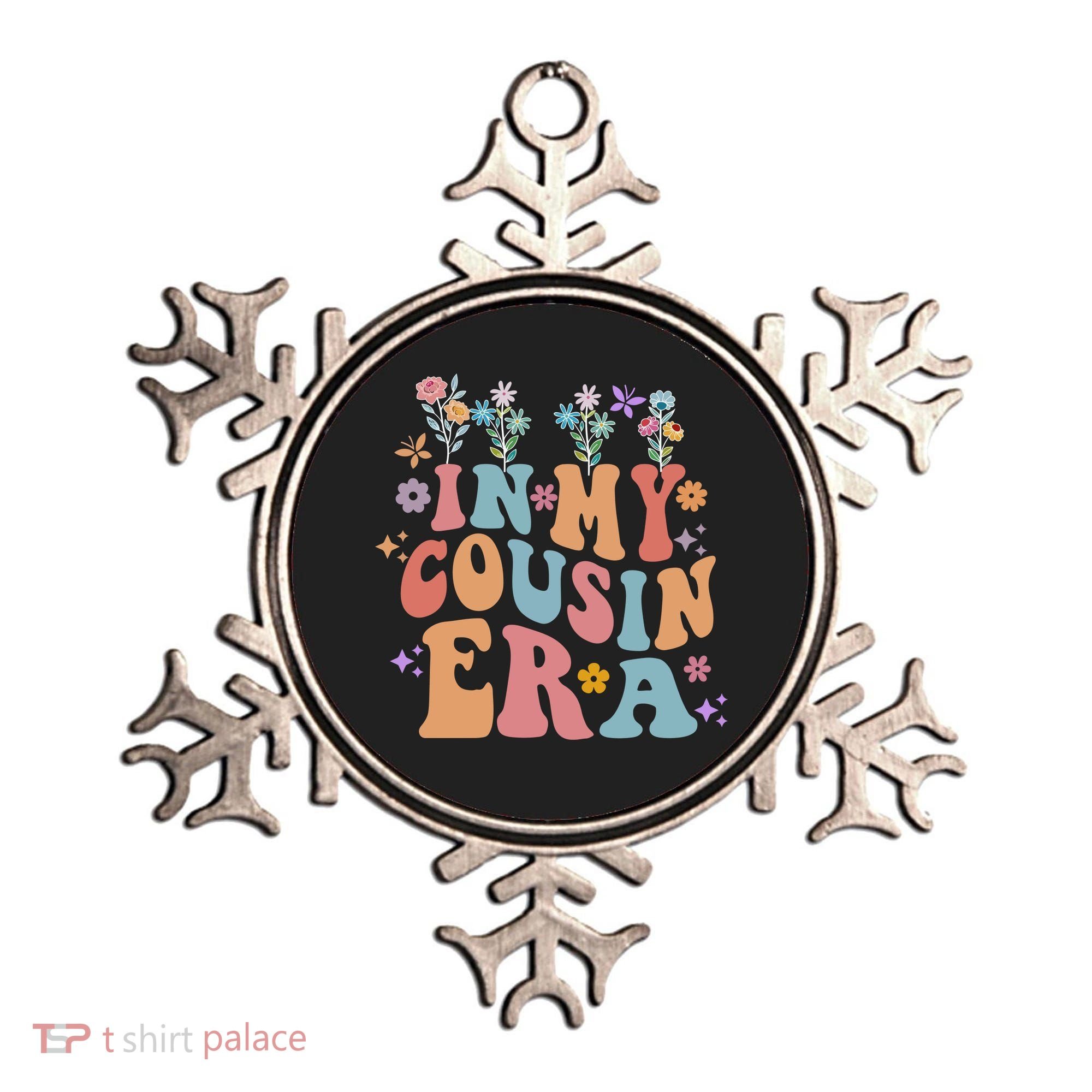In My Cousin Era Floral Family Matching Ornament