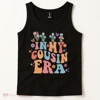 In My Cousin Era Floral Family Matching Tank Top thumb 2