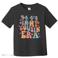 In My Cousin Era Floral Family Matching Toddler T-Shirt thumb 0