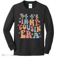 In My Cousin Era Floral Family Matching Kids Long Sleeve Shirt thumb 0