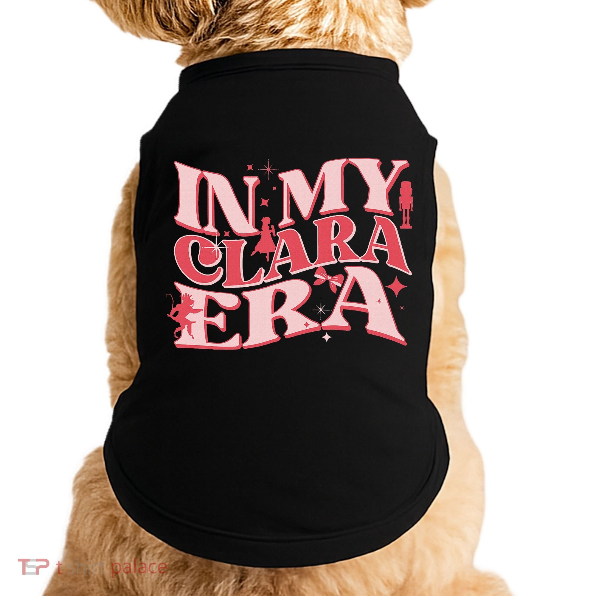 In My Clara Era Nutcracker Ballet Sugar Plum Fairy Groovy Doggie Tank