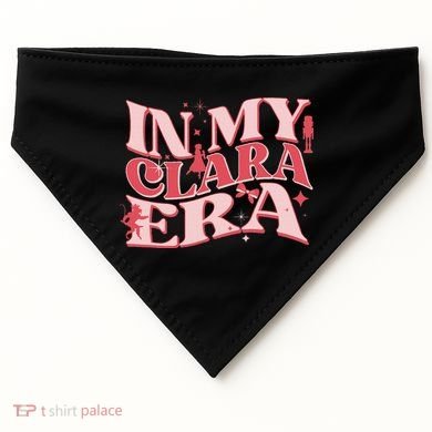 In My Clara Era Nutcracker Ballet Sugar Plum Fairy Groovy USA-Made Doggie Bandana