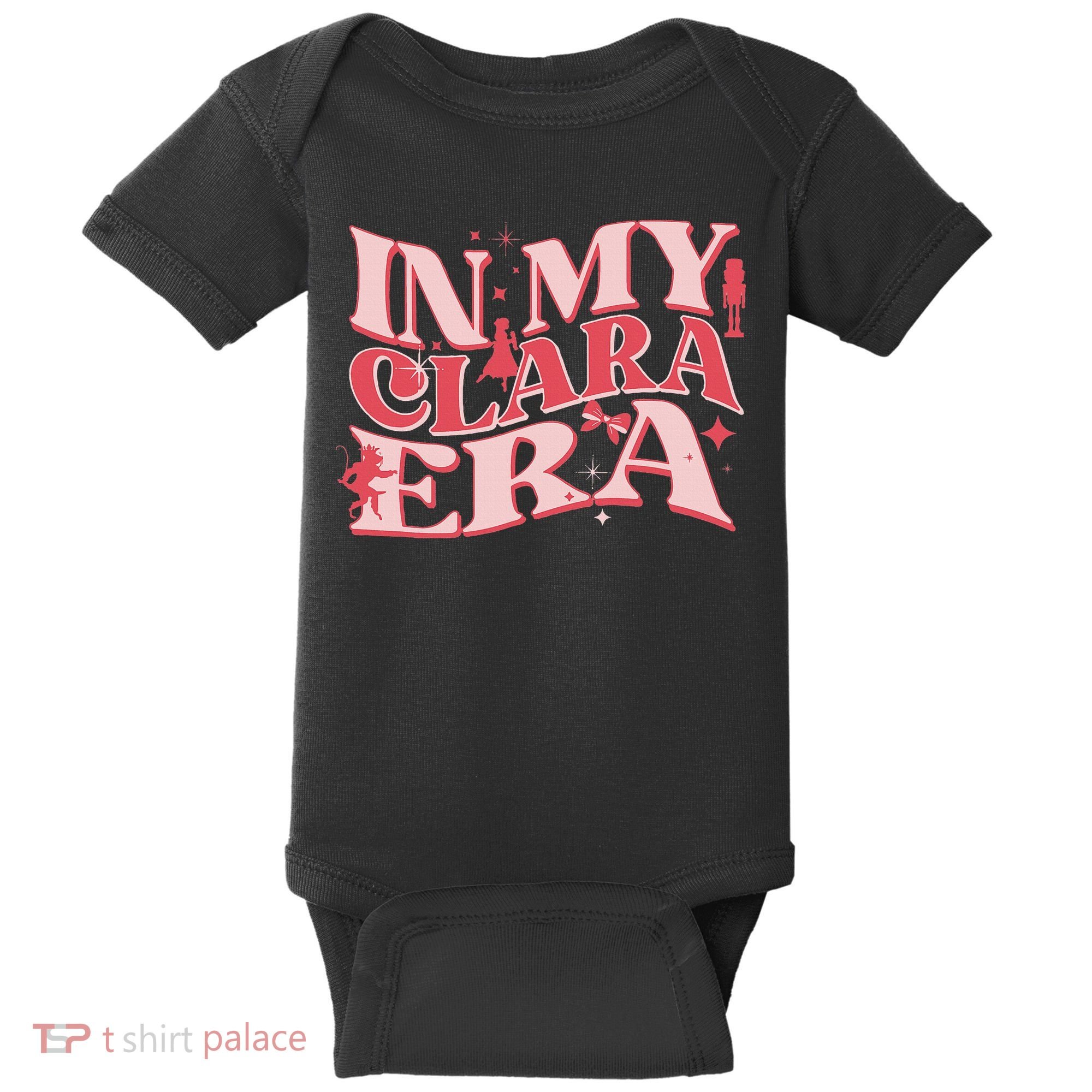 In My Clara Era Nutcracker Ballet Sugar Plum Fairy Groovy Baby Bodysuit