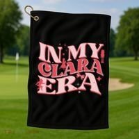 In My Clara Era Nutcracker Ballet Sugar Plum Fairy Groovy Golf Towel thumb 1