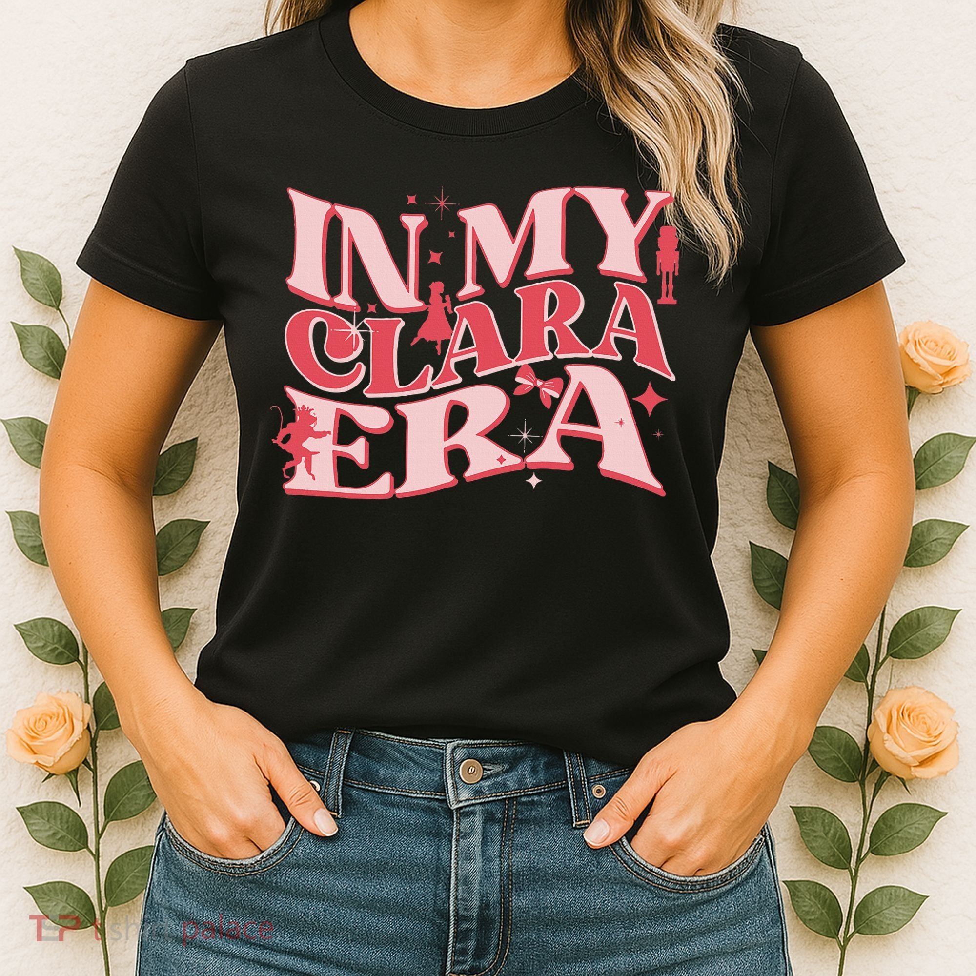 In My Clara Era Nutcracker Ballet Sugar Plum Fairy Groovy Women's T-Shirt