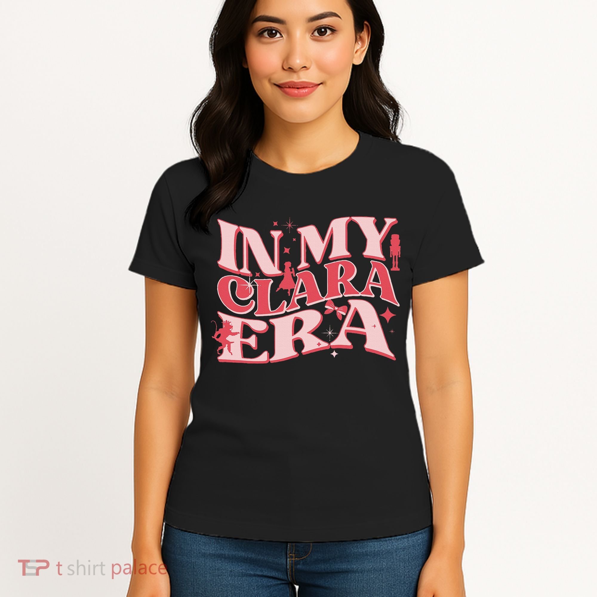 In My Clara Era Nutcracker Ballet Sugar Plum Fairy Groovy Women's T-Shirt