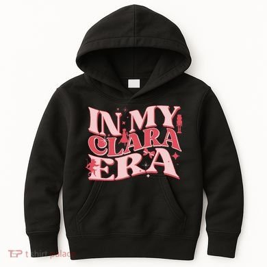 In My Clara Era Nutcracker Ballet Sugar Plum Fairy Groovy Kids Hoodie