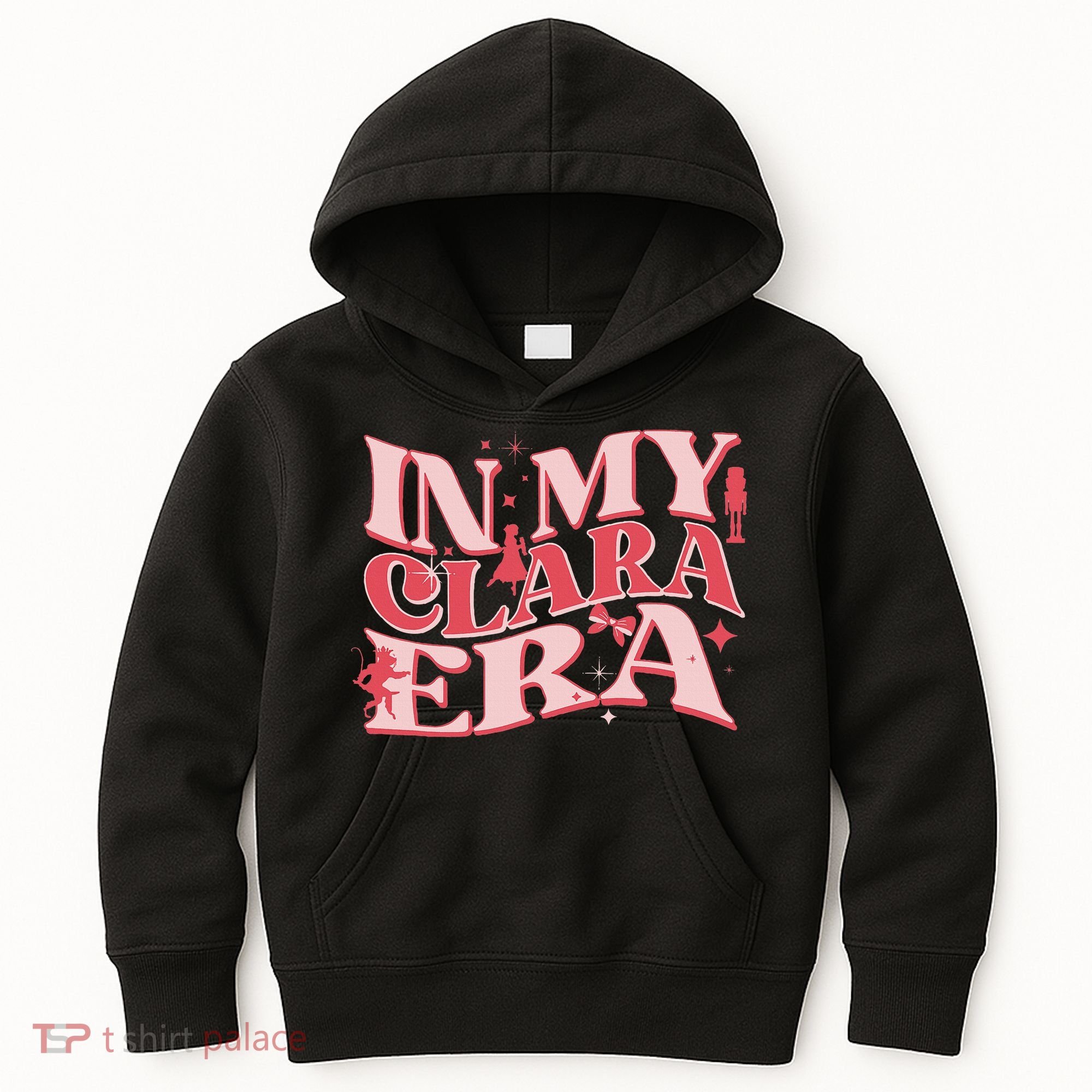 In My Clara Era Nutcracker Ballet Sugar Plum Fairy Groovy Kids Hoodie