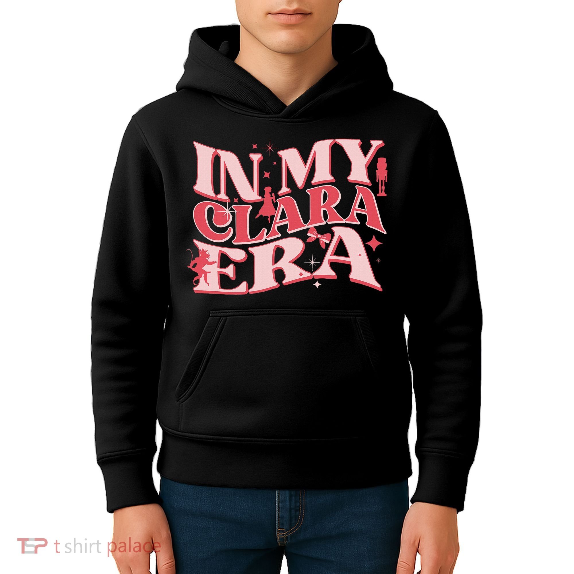 In My Clara Era Nutcracker Ballet Sugar Plum Fairy Groovy Kids Hoodie