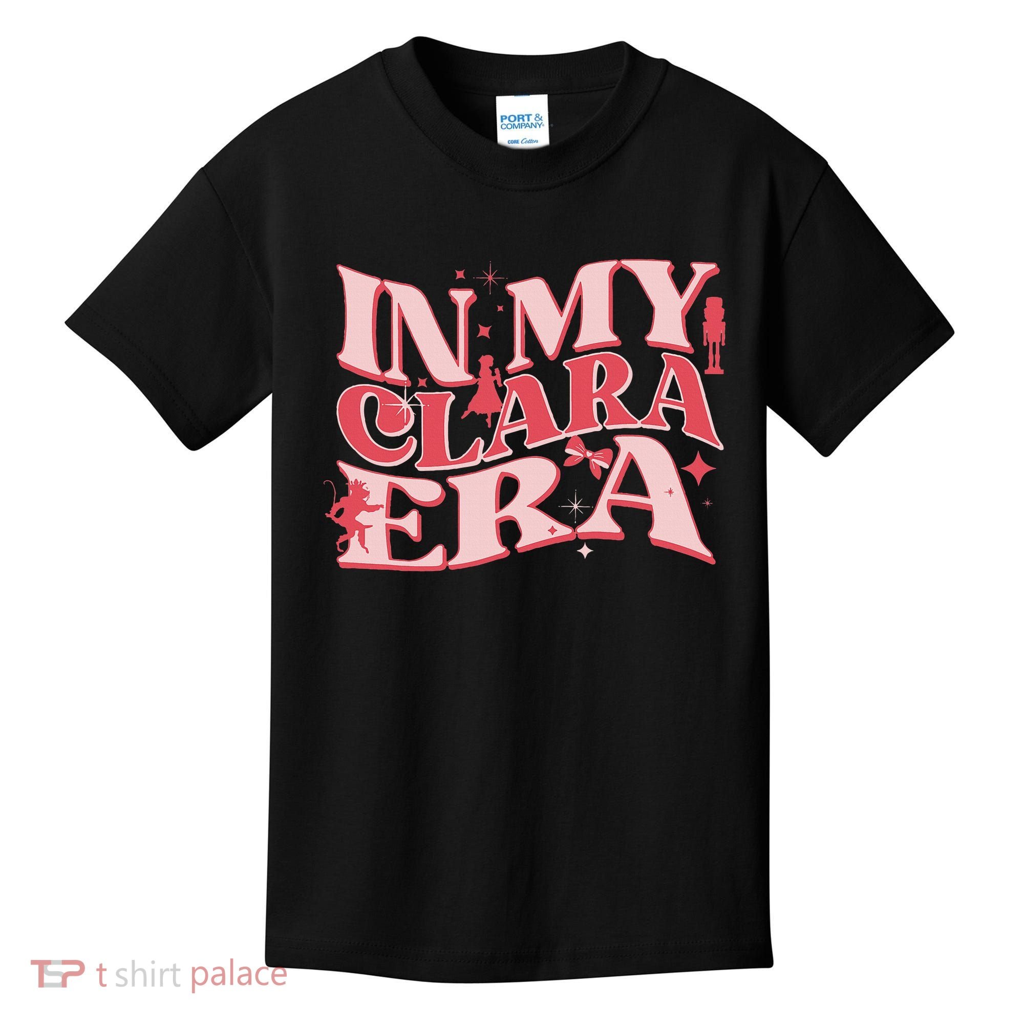 In My Clara Era Nutcracker Ballet Sugar Plum Fairy Groovy Kids T-Shirt