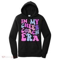 In My Cheer Coach Era Funny Groovy Cheerleading Football Women's Hoodie thumb 0