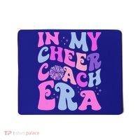 In My Cheer Coach Era Funny Groovy Cheerleading Football Mousepad thumb 0
